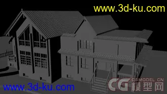 3D打印模型别墅建筑的图片