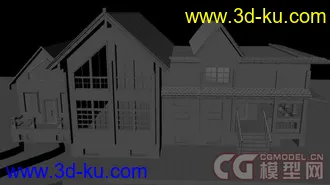 3D打印模型别墅建筑的图片