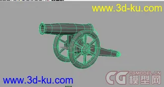 3D打印模型大炮下载的图片