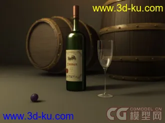 酒瓶模型下载的图片