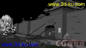 3D打印模型长安城哦！的图片