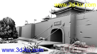 3D打印模型长安城哦！的图片