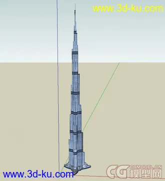 3D打印模型迪拜塔的图片