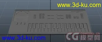 3D打印模型电子琴  乐器的图片