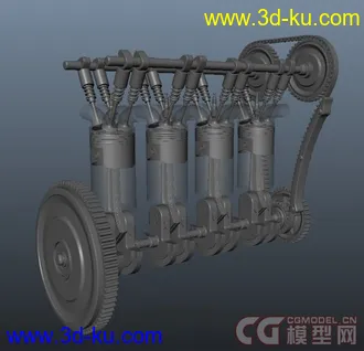3D打印模型发动机的图片