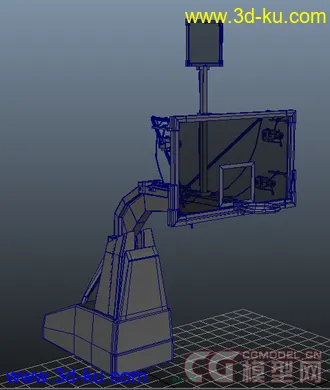 3D打印模型篮球架的图片