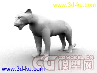 3D打印模型豹子的图片