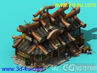 3D打印模型刚才发的诛仙作品给大家补上（去年做的作品）的图片