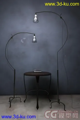 3D打印模型灯 桌子的图片
