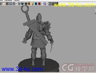 3D打印模型魔兽人下载的图片