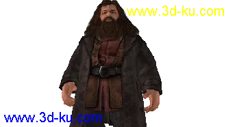 3D打印模型哈利波特之海格 弗立维教授（骨骼+动作+贴图）的图片