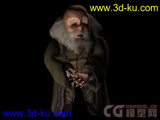 3D打印模型哈利波特之海格 弗立维教授（骨骼+动作+贴图）的图片