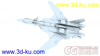 3D打印模型科幻的概念飞机！的图片
