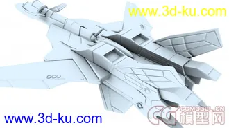 3D打印模型科幻的概念飞机！的图片