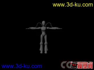 3D打印模型新手做个机器人MM，有看得上的请下载，欢迎高手批评指教，不胜感激的图片