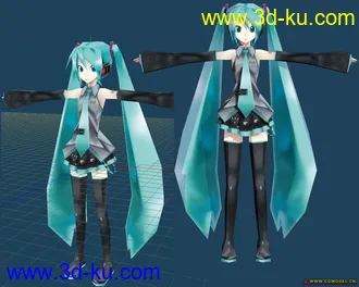 3D打印模型初音葱妹1只的图片