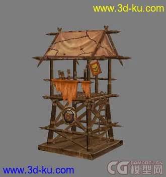 3D打印模型瞭望塔  练习作  欢迎下载交流的图片