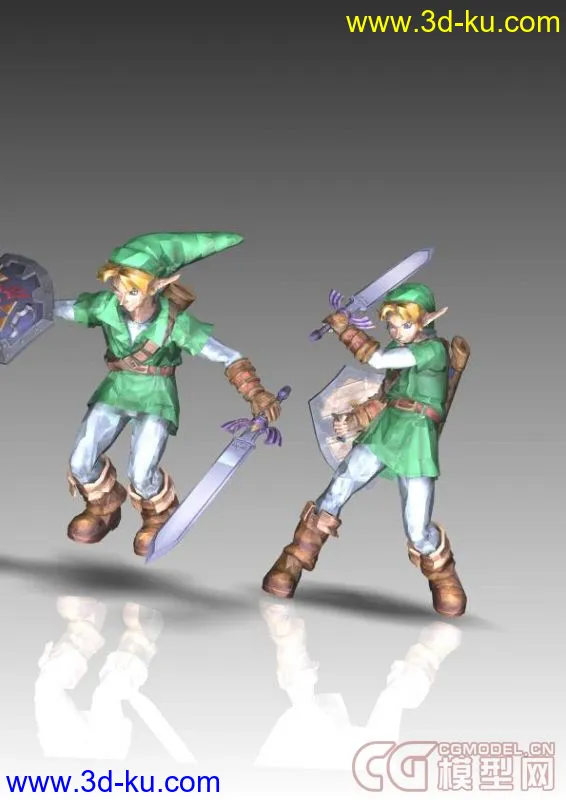 zelda link 2 pose（塞尔达传说 林克）模型的图片1