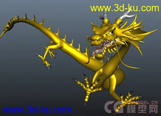 3D打印模型高品质带动画，绑定-龙 （龙）的图片