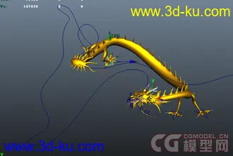 3D打印模型高品质带动画，绑定-龙 （龙）的图片