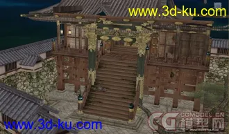 本能寺场景模型的图片