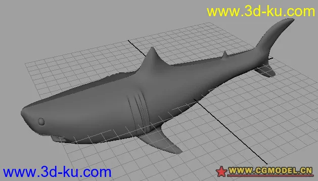第一次作品（鲨鱼）模型的图片1