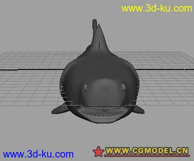 第一次作品（鲨鱼）模型的图片2