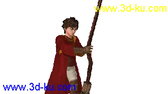 3D打印模型哈利波特之魁地奇比赛光轮2000（骨骼+动作+贴图）的图片