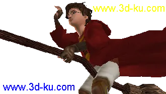 3D打印模型哈利波特之魁地奇比赛光轮2000（骨骼+动作+贴图）的图片