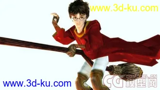 3D打印模型哈利波特之魁地奇比赛光轮2000（骨骼+动作+贴图）的图片