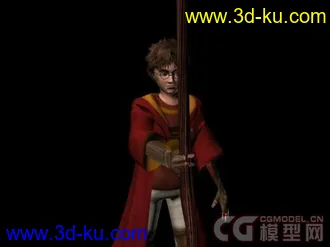 3D打印模型哈利波特之魁地奇比赛光轮2000（骨骼+动作+贴图）的图片