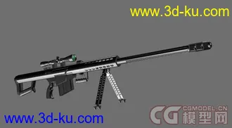 3D打印模型巴雷特m82a1的图片