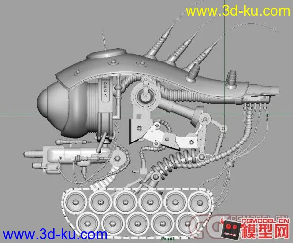 军用战斗机器人模型的图片2