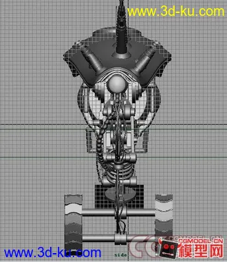 3D打印模型军用战斗机器人的图片