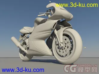 3D打印模型摩托车（带三视图，参考图）的图片