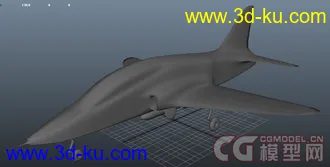 3D打印模型maya飞机素模 6K面 小菜一枚 各位大大轻拍的图片