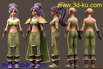3D打印模型人物的图片