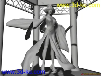 3D打印模型古代人物的图片