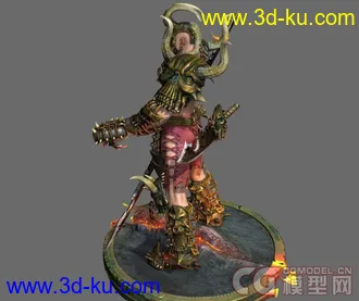 3D打印模型牛逼次世代角色带全套贴图！【精】的图片
