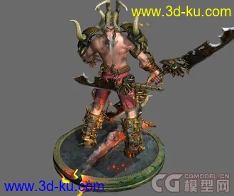 3D打印模型牛逼次世代角色带全套贴图！【精】的图片