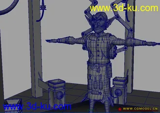 3D打印模型机械怪人的图片