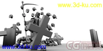 3D打印模型恐怖杀戮死神的图片