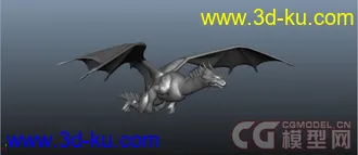 3D打印模型maya 超霸气高精度飞龙 带绑定 带动画的图片