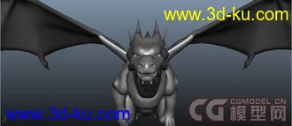 3D打印模型maya 超霸气高精度飞龙 带绑定 带动画的图片