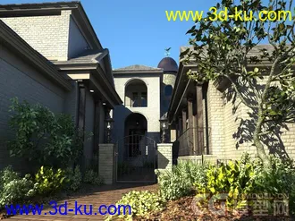 3D打印模型漂亮的建筑的图片
