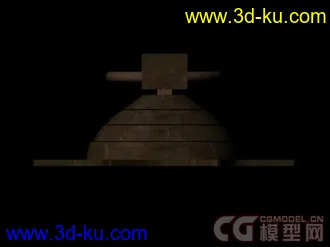 3D打印模型新手简单的古代门锁扣的图片