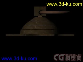 3D打印模型新手简单的古代门锁扣的图片