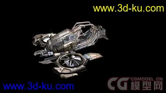3D打印模型科幻战机的图片