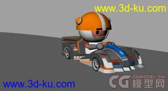 3D打印模型跑跑卡丁车的图片