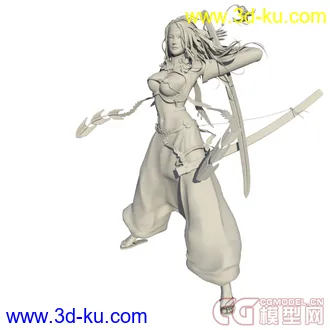 3D打印模型四大名捕之朱雀女士的图片